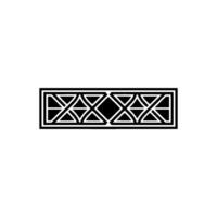 Geometric Deco Border, Elegant Pattern vector