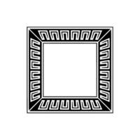 Geometric Greek Frame, Minimalist vector