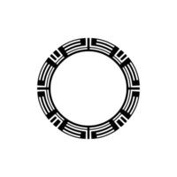 Geometric Circle Pattern, Minimalist, Circular Motif - Abstract vector