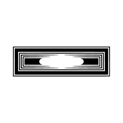 Geometric Deco Frame, Minimalist, Symmetry