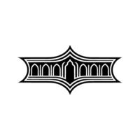 Art Deco Emblem, Geometric Ornament, Vintage vector