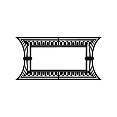 Art Deco Frame, Geometric Ornamentation, Vintage Elegance, Border