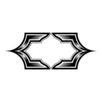 Geometric Deco Frame, Minimalist, Elegant Border - Space vector