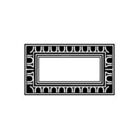 Geometric Frame, Minimalist, Elegant Composition, Minimalism vector