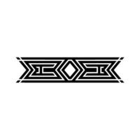 Geometric Deco Border, Modern Abstract, Pattern vector