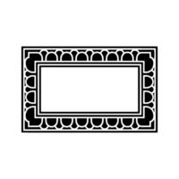 Art Deco Frame, Elegant Border, Vintage, Minimalist Composition, Ornamentation vector