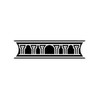 Art Deco Ornament Border, Geometric, Vintage Style - Retro vector