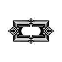 Geometric Gradient Frame, Minimalist vector