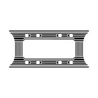Art Deco Frame, Geometric Ornamentation, Vintage - Retro vector