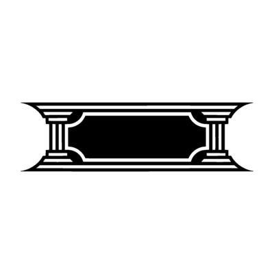 Art Deco Monumental Frame, Minimalist