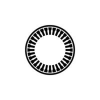 Circular Gradient Minimalist Progress Indicator vector