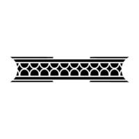 Geometric Arch Border, Minimalist, Subtle Texture vector