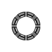 Geometric Circle Pattern, Minimalist, Modern Abstract vector