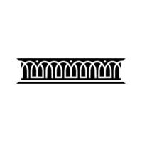 Geometric Ornament Border, Minimalist, Linear vector