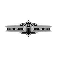 Art Deco Architectural Ornament, Geometric - Ornamentation vector
