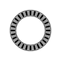 Geometric Circle Pattern, Minimalist vector