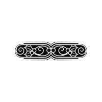 Intricate Ornamental Border, Vintage Style, Decorative Element vector