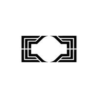 Geometric Framework, Minimalist, Modern vector