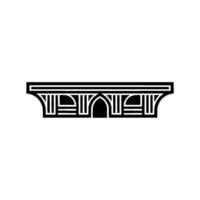 Geometric Archway, Art Deco Style, Minimalist - Arch vector
