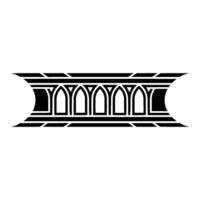 Geometric Archway, Art Deco Emblem, Minimalist vector