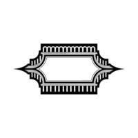 Art Deco Frame, Elegant Border, Vintage, Geometric vector