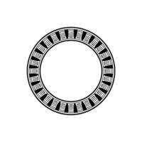 Geometric Border, Classical Motif, Minimalist vector