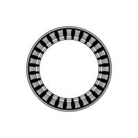 Circular Classical Ornament, Minimalist vector