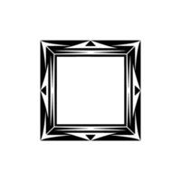 Geometric Frame, Minimalist, Abstract Composition, Modern vector