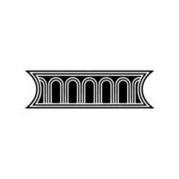 Geometric Archway, Streamlined Deco vector