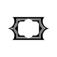 Geometric Deco Frame, Minimalist, Abstract Shape vector