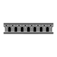 Art Deco Archway Border, Geometric - Pattern vector