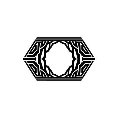 Geometric Deco Ornament, Minimalist - Hexagon