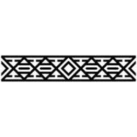 Geometric Border, Stylized Pattern, Minimalist, Linear vector