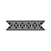 Geometric Tribal Border, Minimalist, Art vector