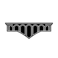 Art Deco Archway, Geometric Elegance vector