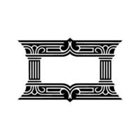 Art Deco Frame, Elegant Border, Vintage, Decorative Element - Ornamentation vector