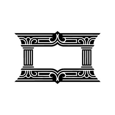 Art Deco Frame, Elegant Border, Vintage, Decorative Element - Ornamentation