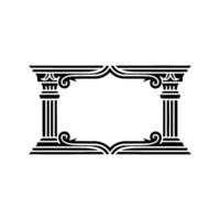 Elegant Classical Frame, Vintage, Decorative Border vector