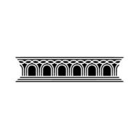 Elegant Archway Border, Classical, Minimalist Style vector