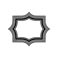 Geometric Frame, Minimalist, Abstract Outline, Modern vector