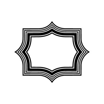 Geometric Frame, Minimalist, Abstract Outline, Modern
