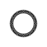 Geometric Circle Frame, Minimalist, Circular Motif - Decorative vector