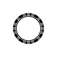 Minimalist Circular Emblem, Geometric, Modern, Shape vector