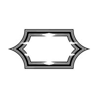 Elegant Deco Frame, Minimalist, Gradient Texture vector