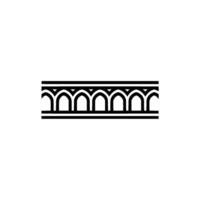 Geometric Arch Border, Minimalist - Pattern vector