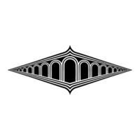 Geometric Archway, Minimalist, Abstract Symmetry vector