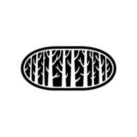 Stylized Forest Silhouette, Minimalist Emblem - Trees vector