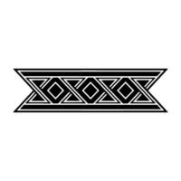Geometric Deco Border, Minimalist, Triangular vector