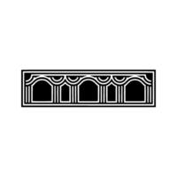 Geometric Archway, Deco Silhouette, Minimalist vector