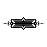 Art Deco Border Element, Elegant, Vintage Style, Geometric vector